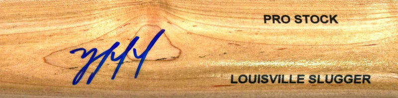 Yordan Alvarez Autographed Louisville Slugger Blonde Baseball Bat