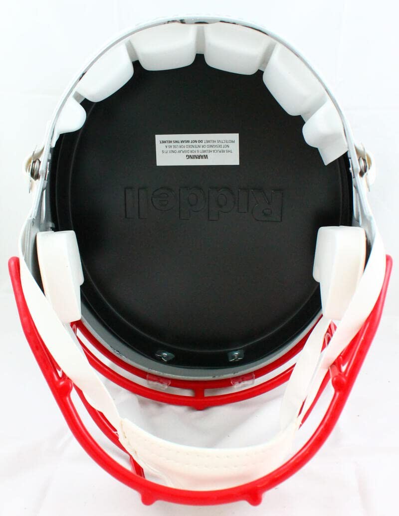 Damien Harris Signed New England Patriots Full Size Speed Helmet