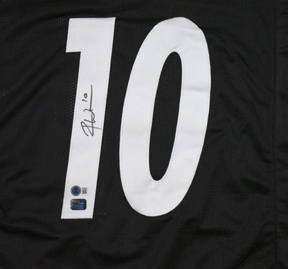 Roman Wilson Autographed Custom Black Football Jersey