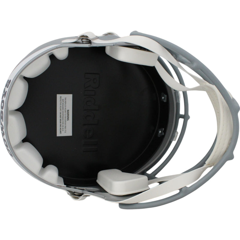 Jimmy Johnson Signed Dallas Cowboys Full Size Replica Helmet (Inscribed)