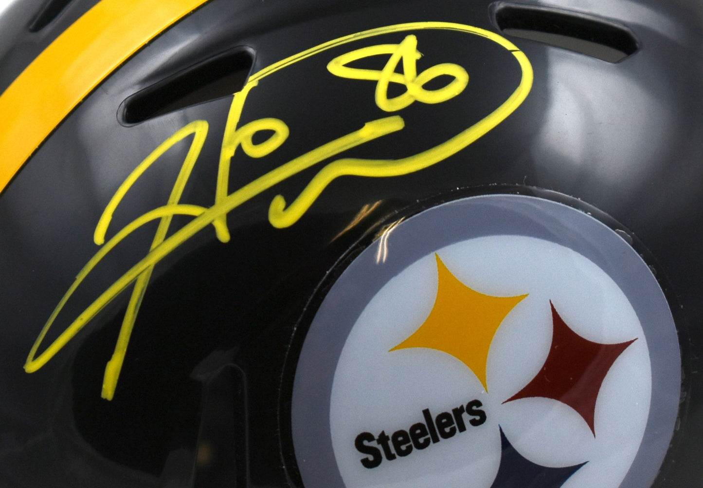 Hines Ward Signed Pittsburgh Steelers Speed Mini Helmet