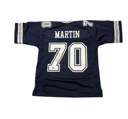 Zack Martin Signed Dallas Cowboys Custom Navy Jersey (BAS COA)