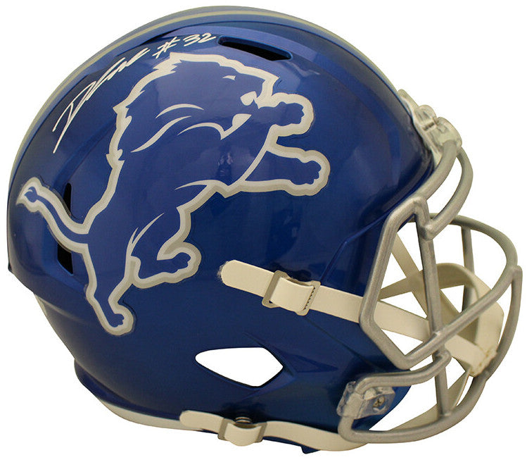 D'Andre Swift Signed Detroit Lions Full Size Flash Speed Helmet