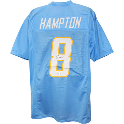 Omarion Hampton Autographed Pro Style Football Jersey