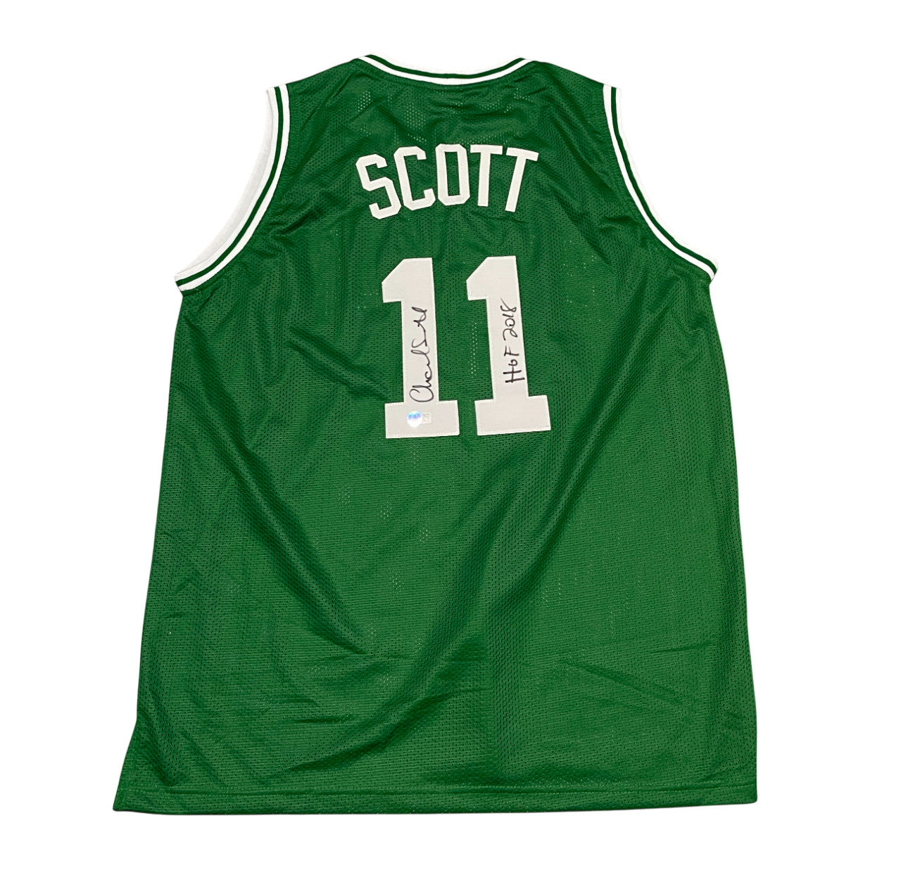 Charlie Scott Signed Boston Celtics Custom Jersey HOF 2018 Beckett Witness