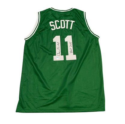 Charlie Scott Signed Boston Celtics Custom Jersey HOF 2018 Beckett Witness
