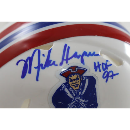 Mike Haynes Autographed New England Patriots Throwback Mini Helmet
