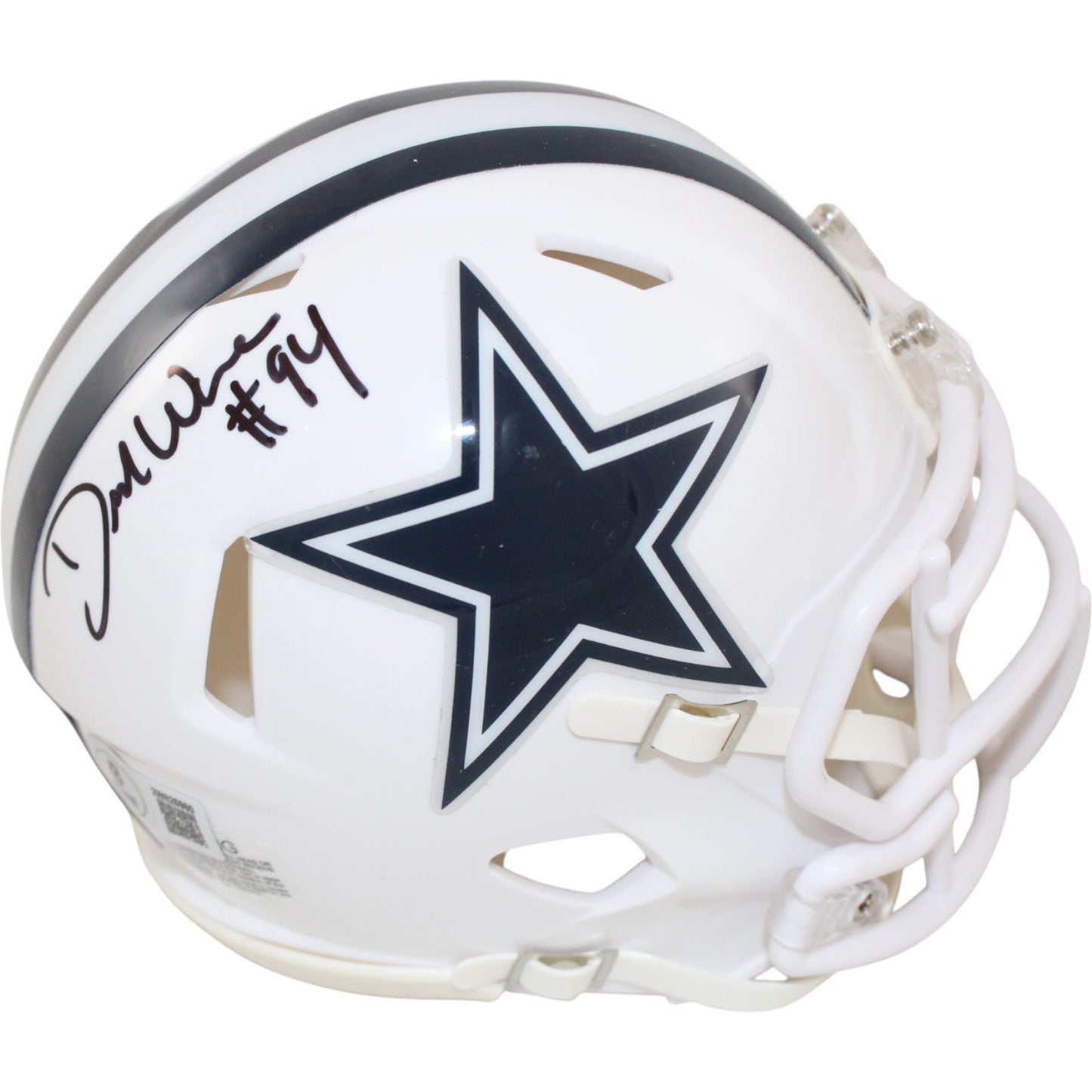 DeMarcus Ware Dallas Cowboys Autographed Alternate 2022 Mini Helmet (BAS)