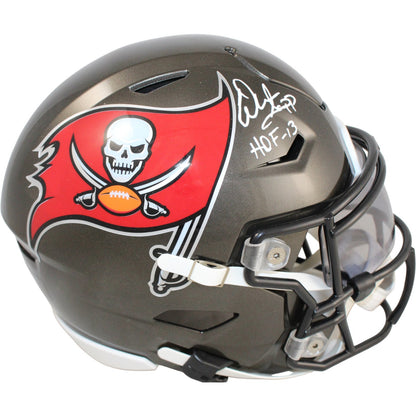 Warren Sapp Signed Tampa Bay Buccaneers Mid-Size Midi Helmet (HOF)