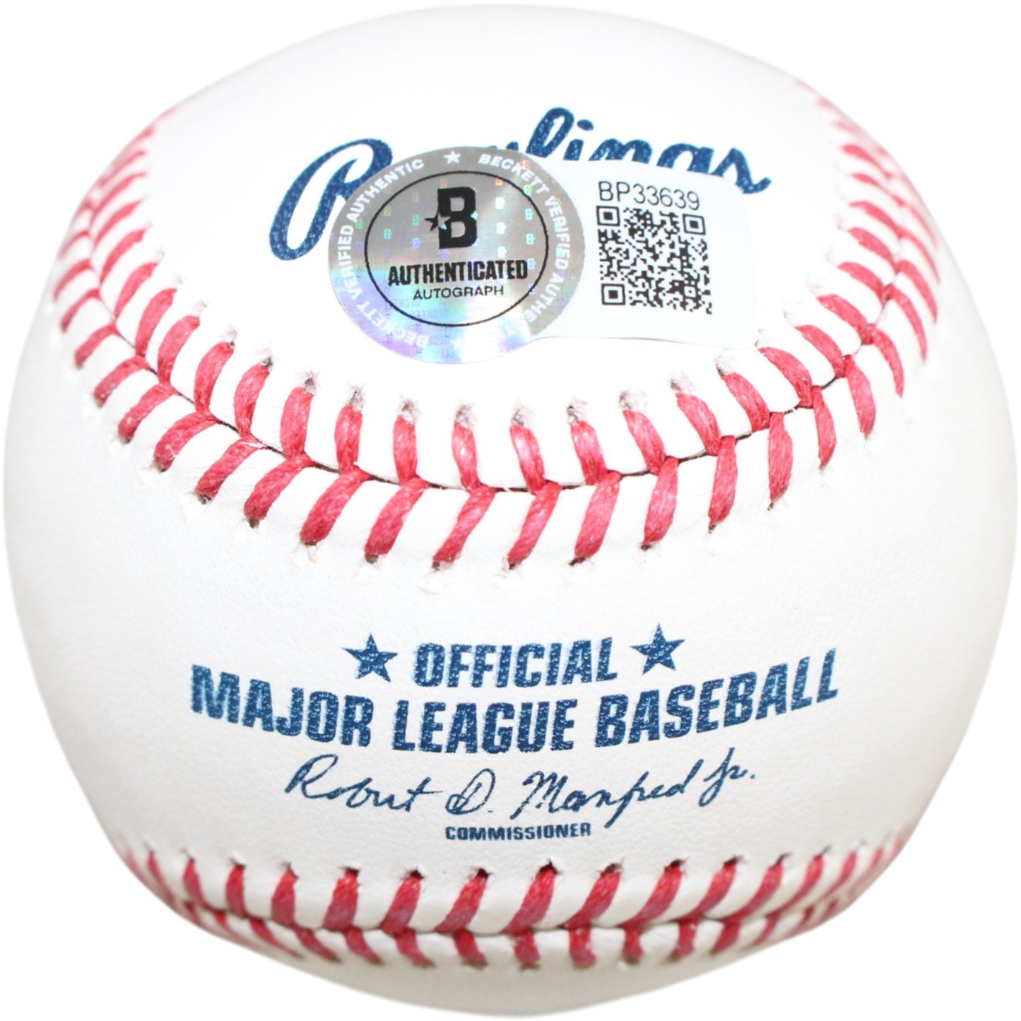 Nolan Ryan Signed Texas Rangers Official Major League Baseball BAS