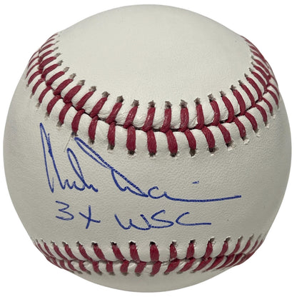 Chili Davis Signed Official Major League Baseball (3x WSC Inscription)