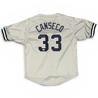 Jose Canseco Autographed New York Yankees Custom Jersey