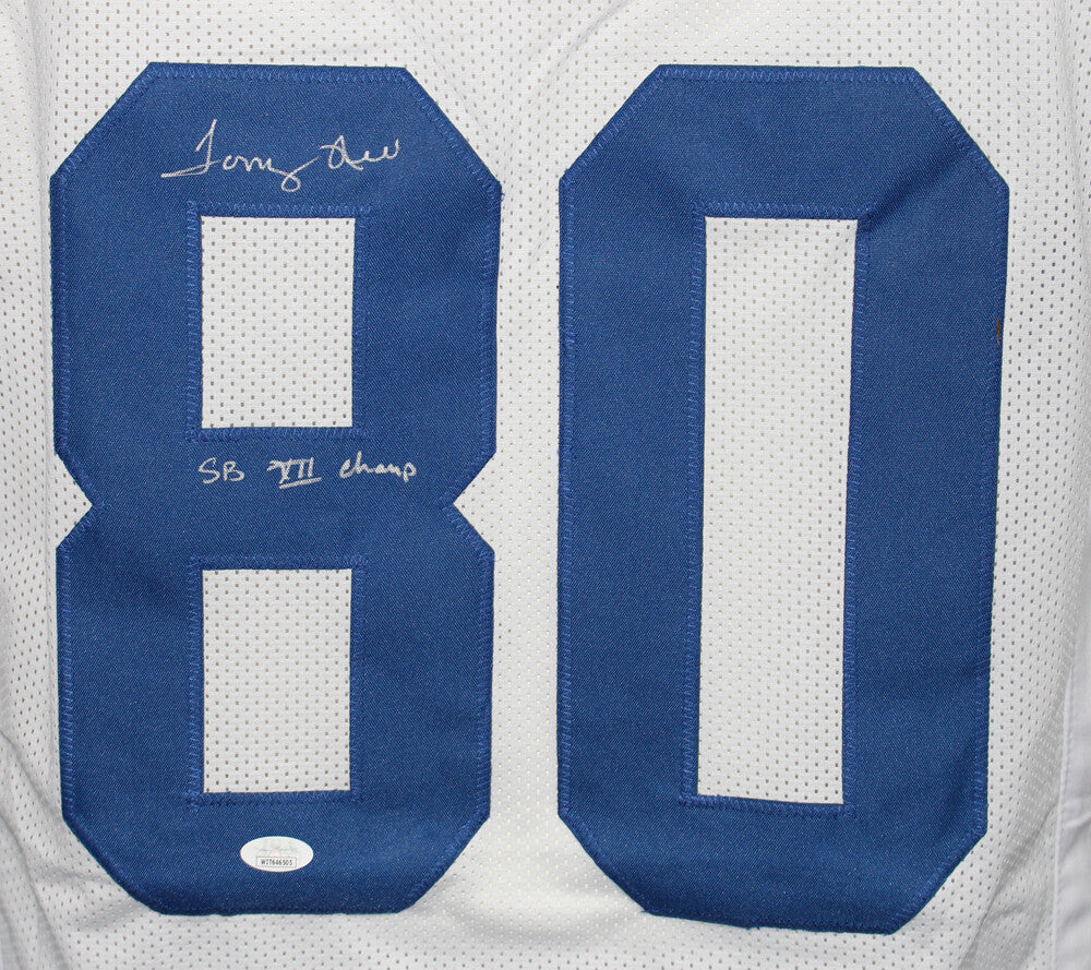 Tony Hill Dallas Cowboys Signed Custom Pro Style White Jersey