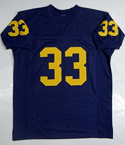Taco Charlton Signed Navy Blue Custom Football Jersey