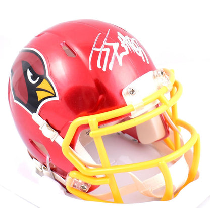 JJ Watt Signed Arizona Cardinals Flash Edition Mini Helmet
