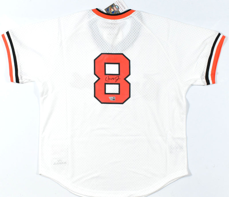 Cal Ripken Jr. Signed Baltimore Orioles Mitchell & Ness Jersey