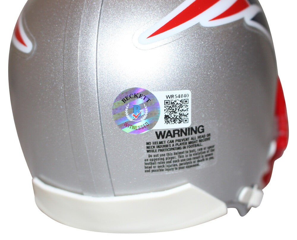 Ty Law Autographed New England Patriots VSR4 Mini Helmet