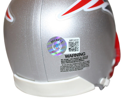 Ty Law Autographed New England Patriots VSR4 Mini Helmet