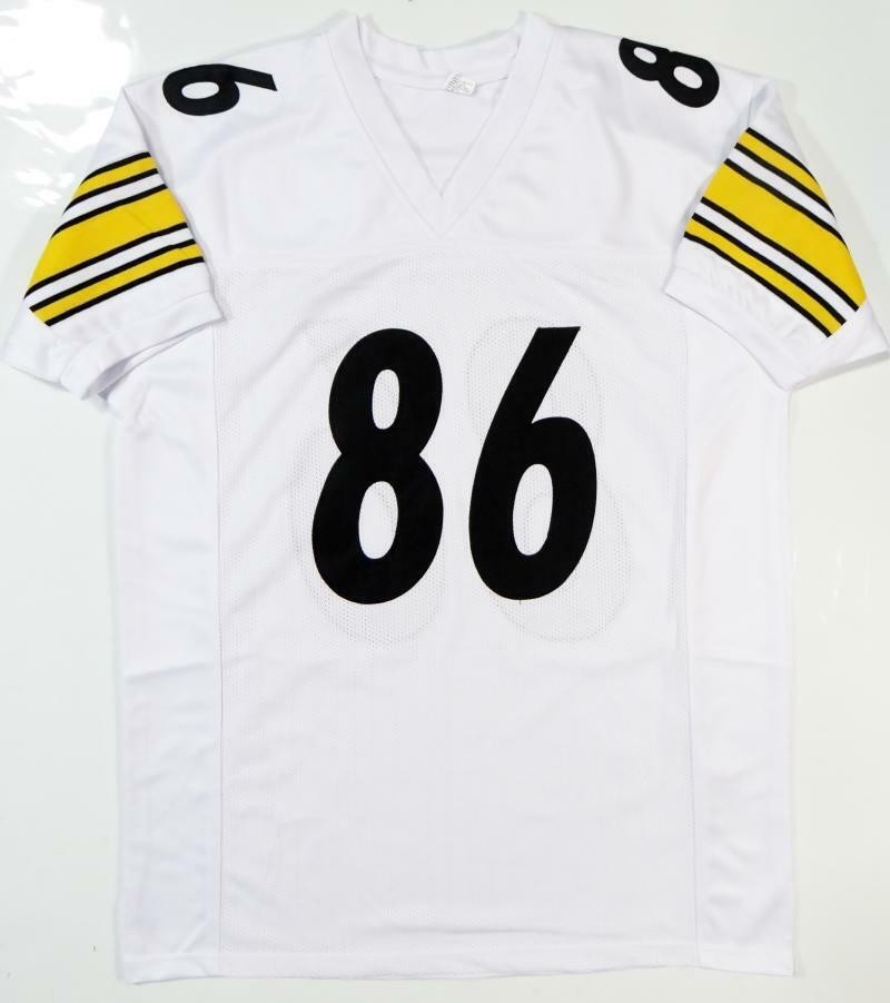 Hines Ward Signed White Custom Football Jersey SB MVP Inscription