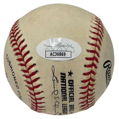 Mike Piazza Signed New York Mets Rawlings National League Baseball - JSA COA
