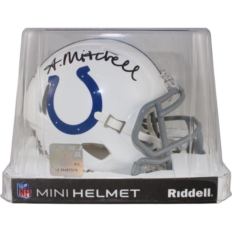 Adonai Mitchell Autographed Indianapolis Colts Mini Helmet
