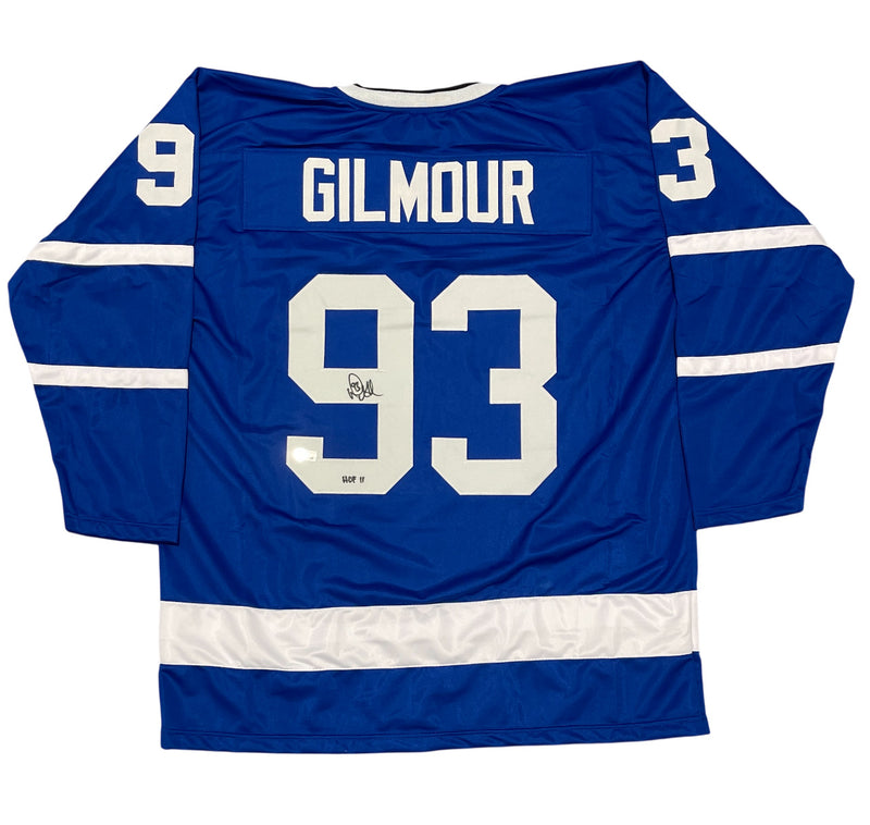 Doug Gilmour Signed Toronto Maple Leafs Custom Jersey (HOF '11)