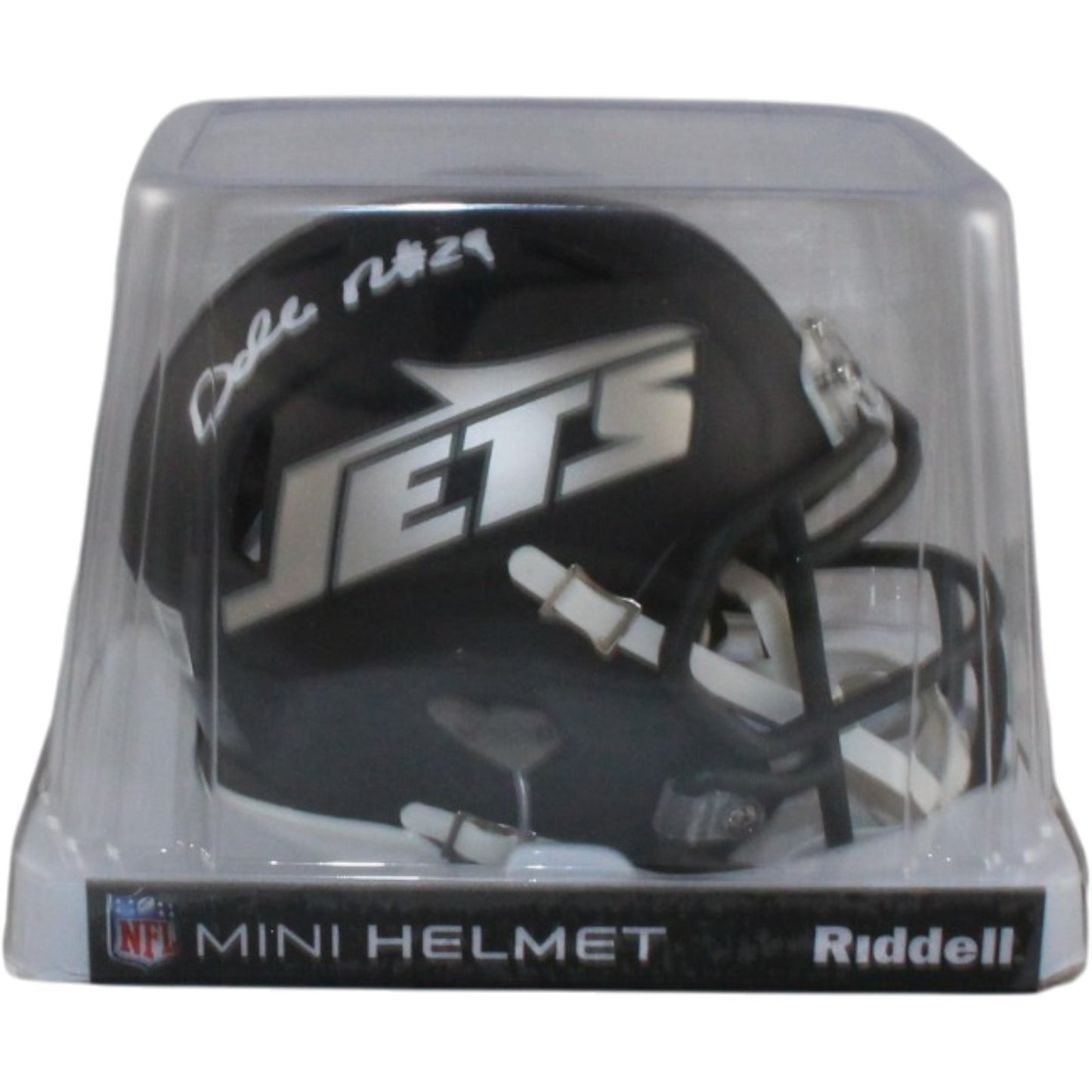 Darrelle Revis Autographed New York Jets Rivalries Mini Helmet