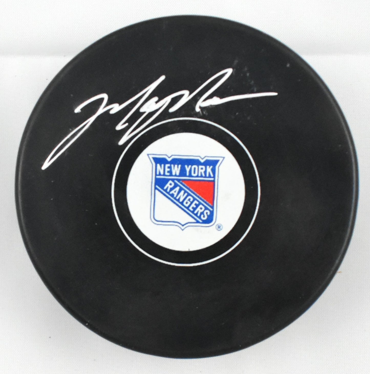 Mark Messier Signed New York Rangers Hockey Puck