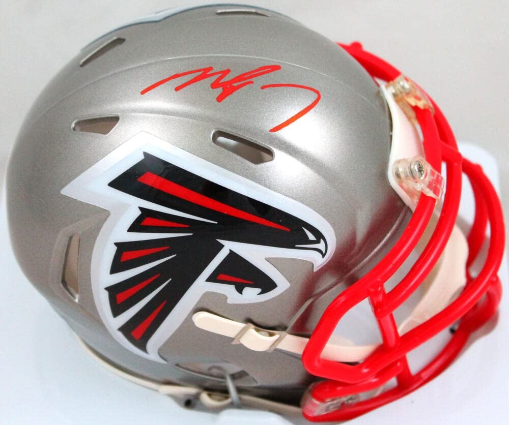 Michael Vick Autographed Atlanta Falcons Flash Edition Mini Helmet