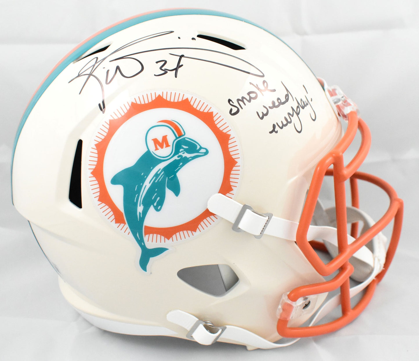 Ricky Williams Signed Miami Dolphins Full Size Retro Speed Helmet
