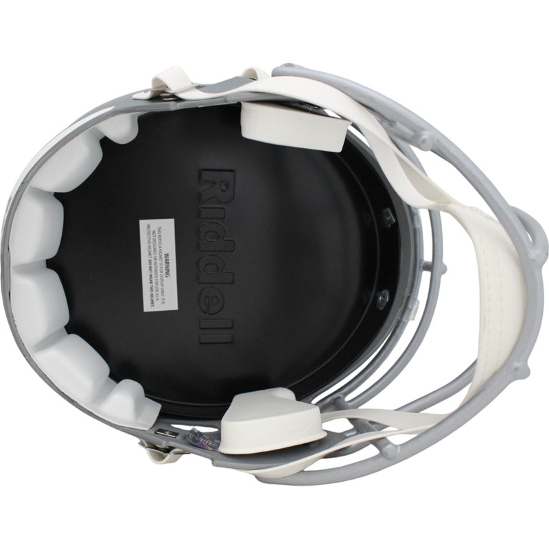 Emmitt Smith Signed Dallas Cowboys Slate Full Size Replica Helmet