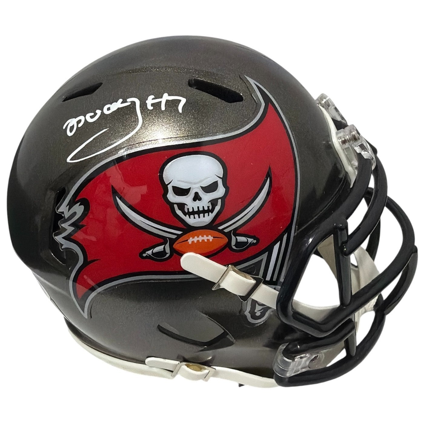Bucky Irving Signed Tampa Bay Buccaneers Speed Mini Helmet