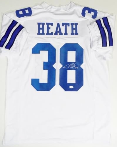 Jeff Heath Autographed White Custom Jersey