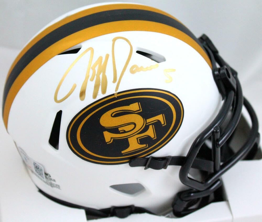 Jeff Garcia Signed San Francisco 49ers Lunar Mini Helmet