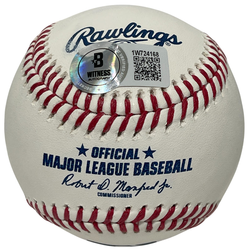 Derrek Lee Signed Official Major League Baseball with 3 Inscriptions