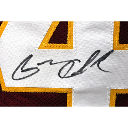 Gary Clark Autographed Red Custom Football Jersey (Beckett)