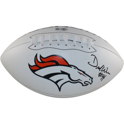 Demarcus Ware Autographed Denver Broncos Logo Football