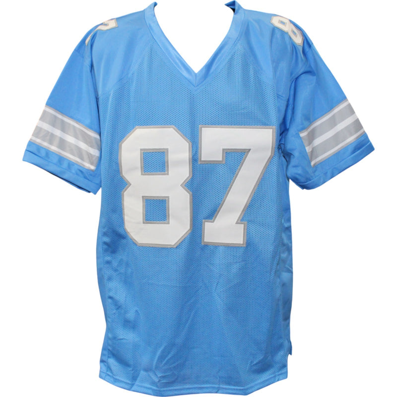 Sam LaPorta Autographed Blue Pro Style Jersey (BAS COA)
