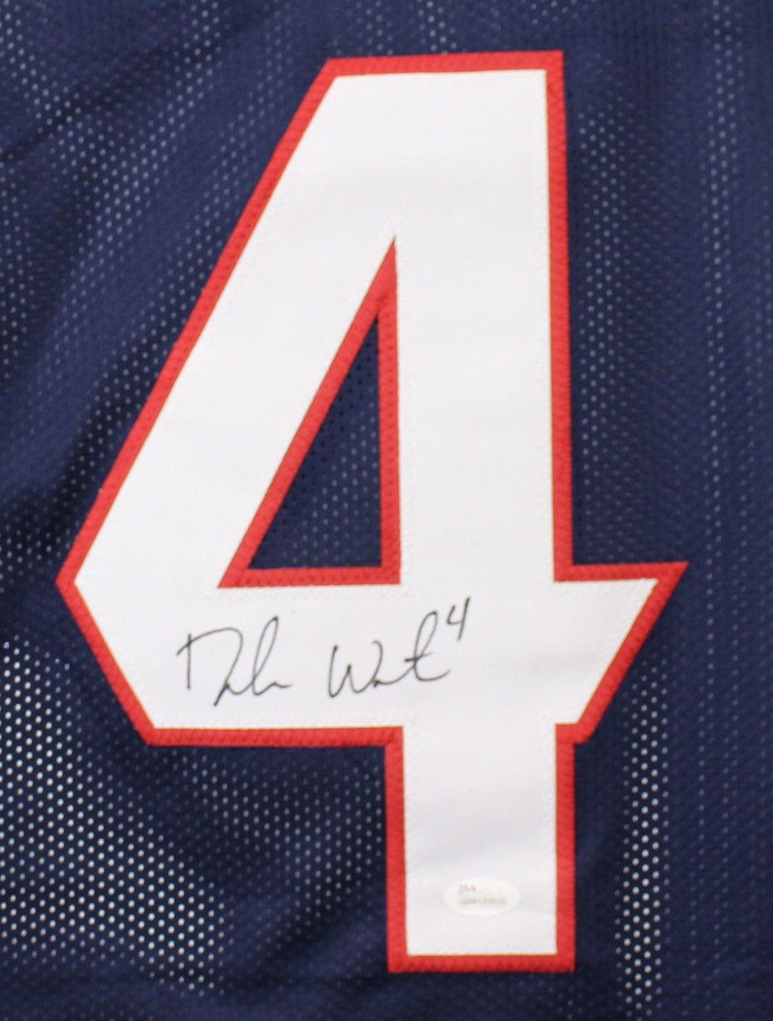 Deshaun Watson Autographed Houston Texans Custom Jersey XL
