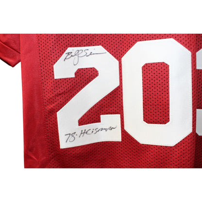 Sam Bradford, Jason White, Billy Sims & Steve Owens Signed Heisman Jersey