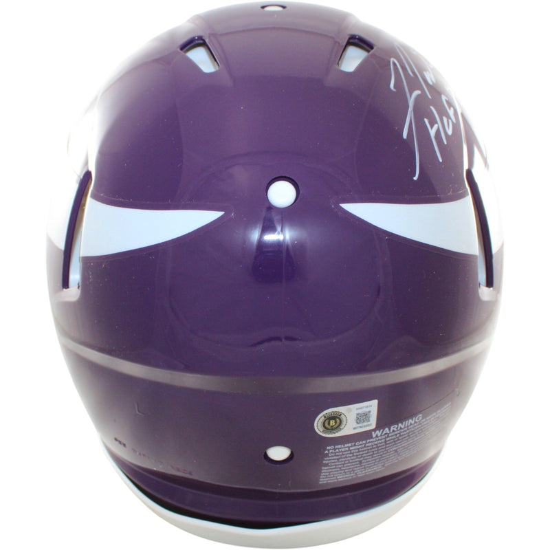 Fran Tarkenton Signed Minnesota Vikings Throwback Full Size Helmet