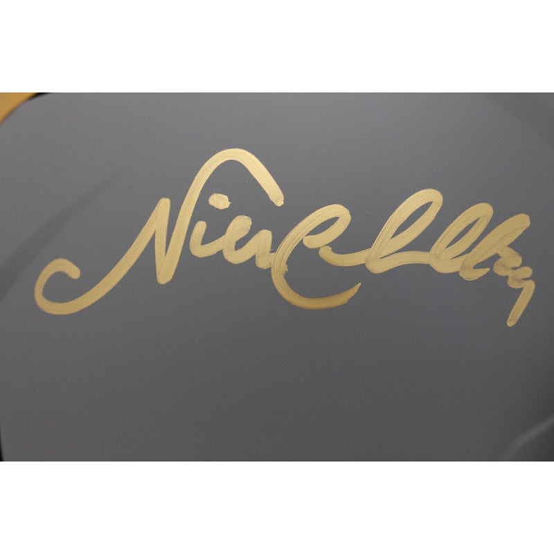 Nick Chubb Signed Cleveland Browns Full Size Slate Replica Football Helmet