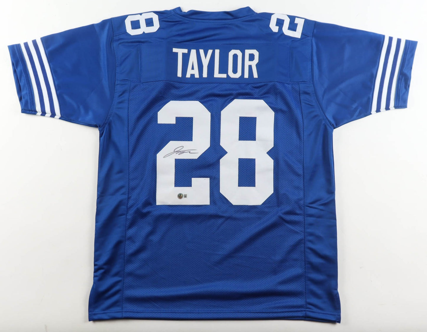 Jonathan Taylor Autographed Indianapolis Colts Custom Jersey (Blue)