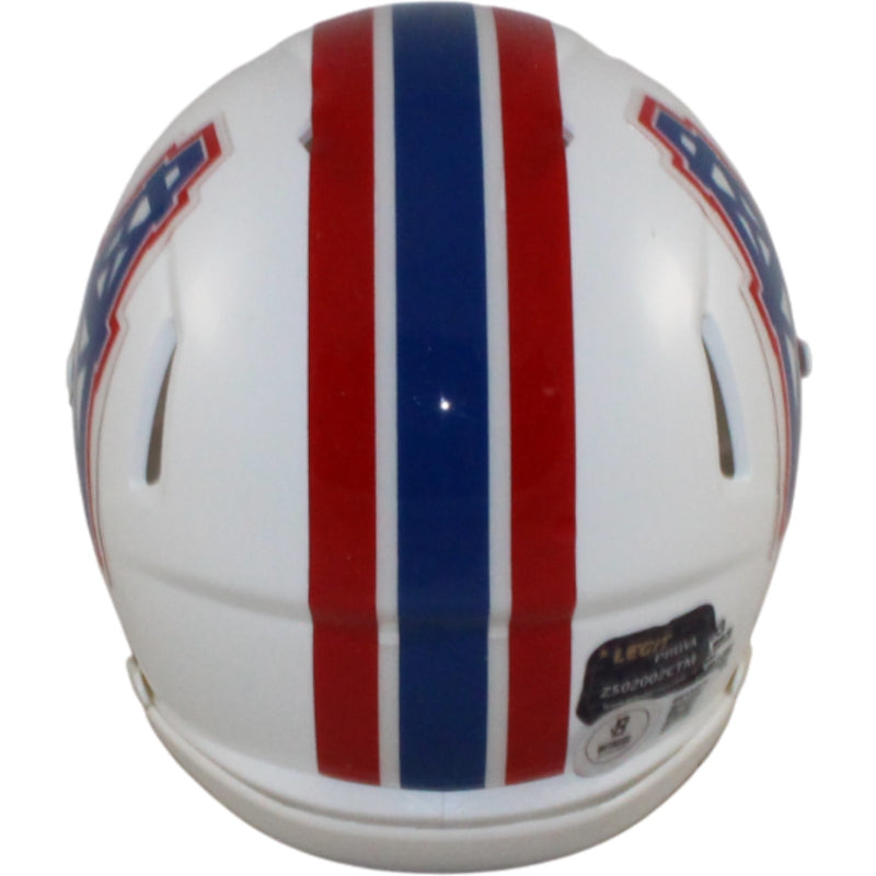 Robert Brazile Signed Houston Oilers Throwback Mini Helmet (HOF Inscription)