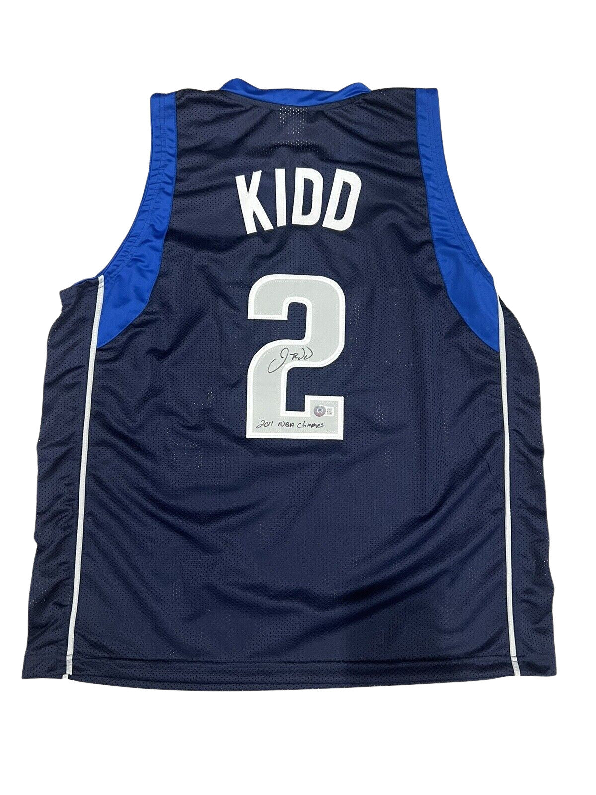 Jason Kidd Dallas Mavericks Signed Custom Jersey (2011 NBA Champs Inscr)