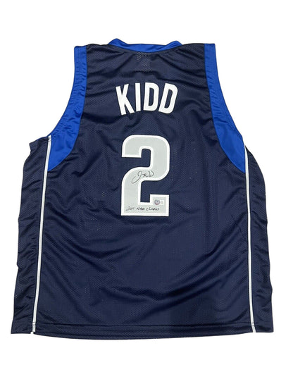 Jason Kidd Dallas Mavericks Signed Custom Jersey (2011 NBA Champs Inscr)