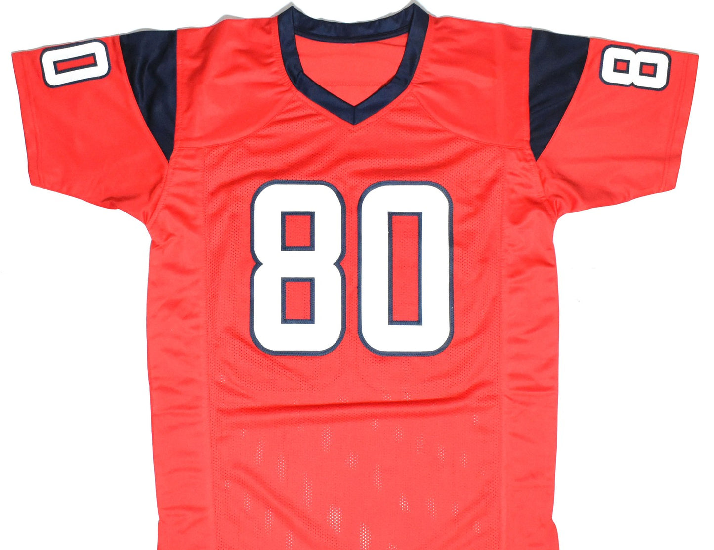 Andre Johnson Signed Houston Texans Red Custom Jersey