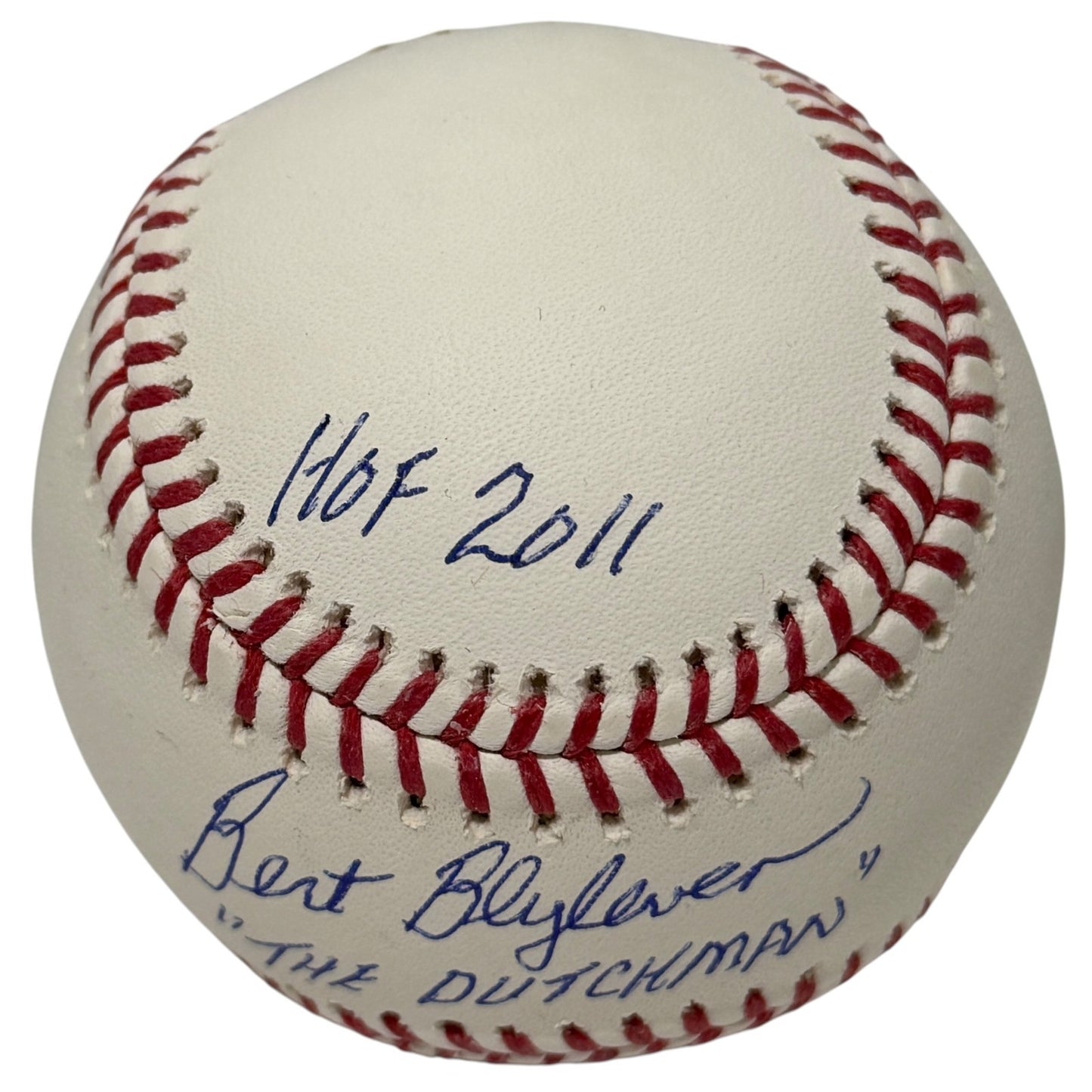 Bert Blyleven Signed ROMLB Baseball with 5 Stat Inscriptions