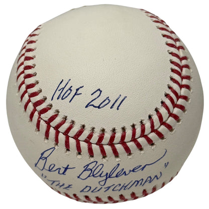 Bert Blyleven Signed ROMLB Baseball with 5 Stat Inscriptions