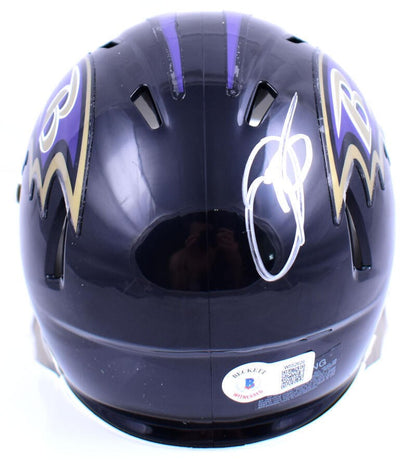 Odell Beckham Jr. Autographed Baltimore Ravens Speed Mini Helmet